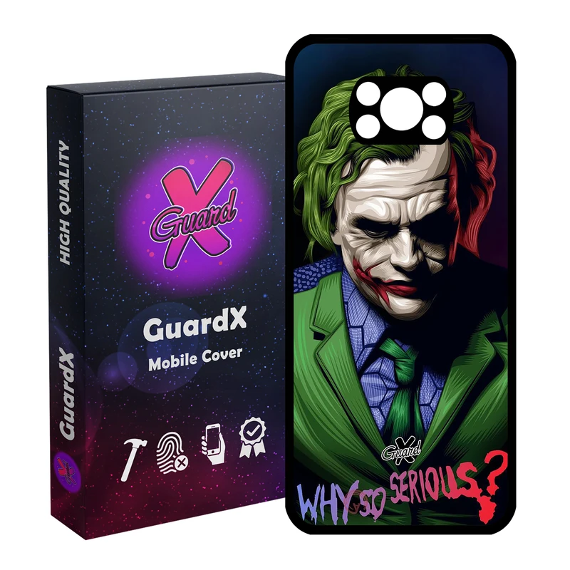 کاور گارد ایکس طرح Joker مدل Glass10187 مناسب برای گوشی موبایل شیائومی Poco X3 Pro