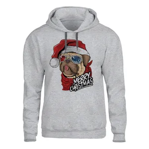 هودی مردانه مدل DOG  کد 76 رنگ طوسی