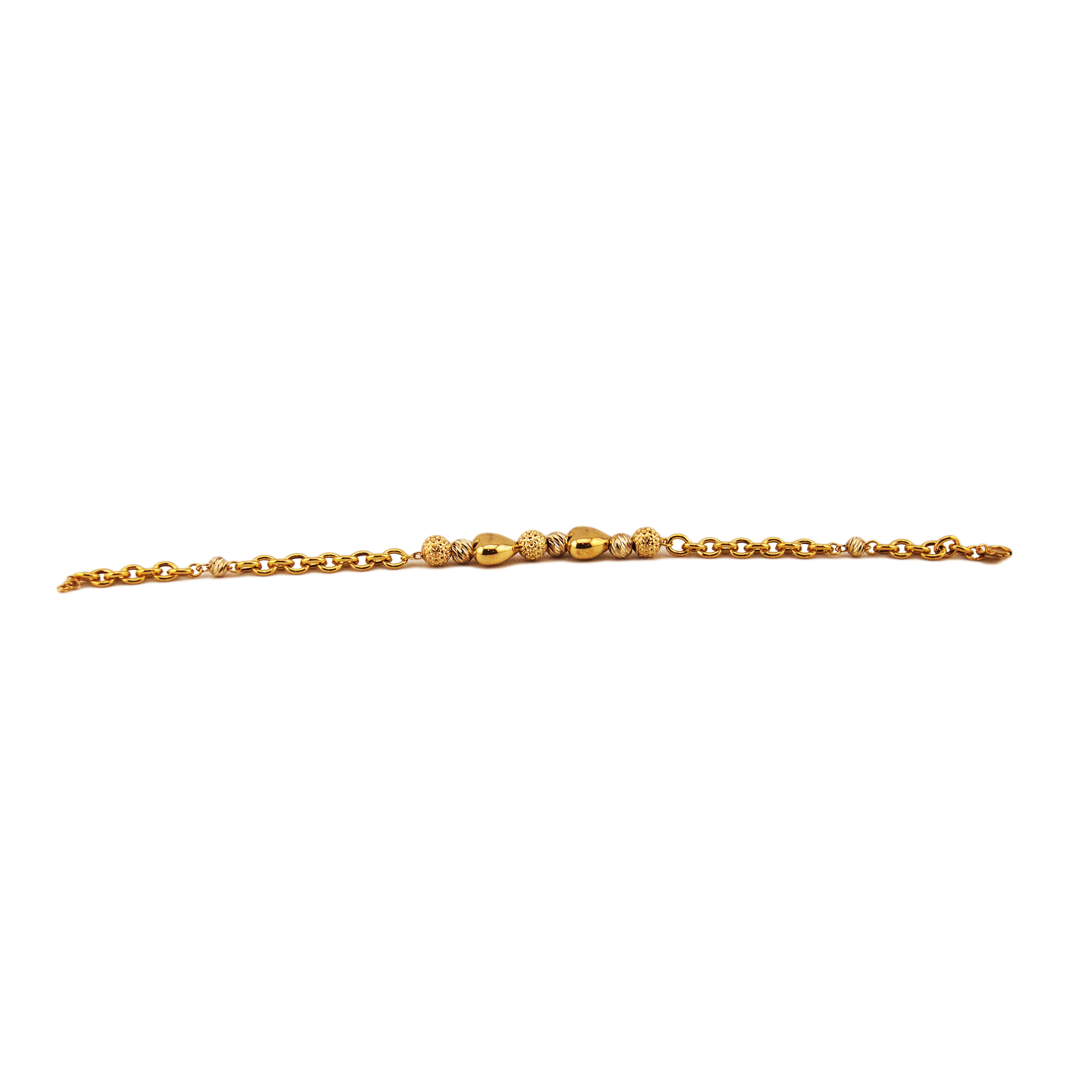 دستبند طلا 18 عیار دخترانه رستا گالری مدل D545688