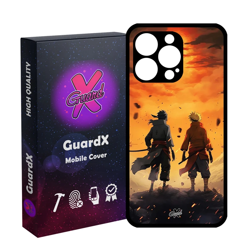 کاور گارد ایکس طرح انیمه ناروتو مدل Glass10699 مناسب برای گوشی موبایل اپل iPhone 13 Pro