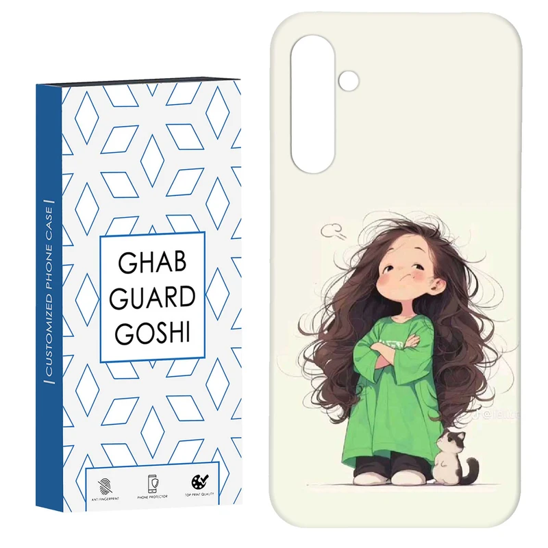 کاور قاب گارد گوشی طرح دخترانه کد Dimo-856 مناسب برای گوشی موبایل سامسونگ Galaxy S23 Fe