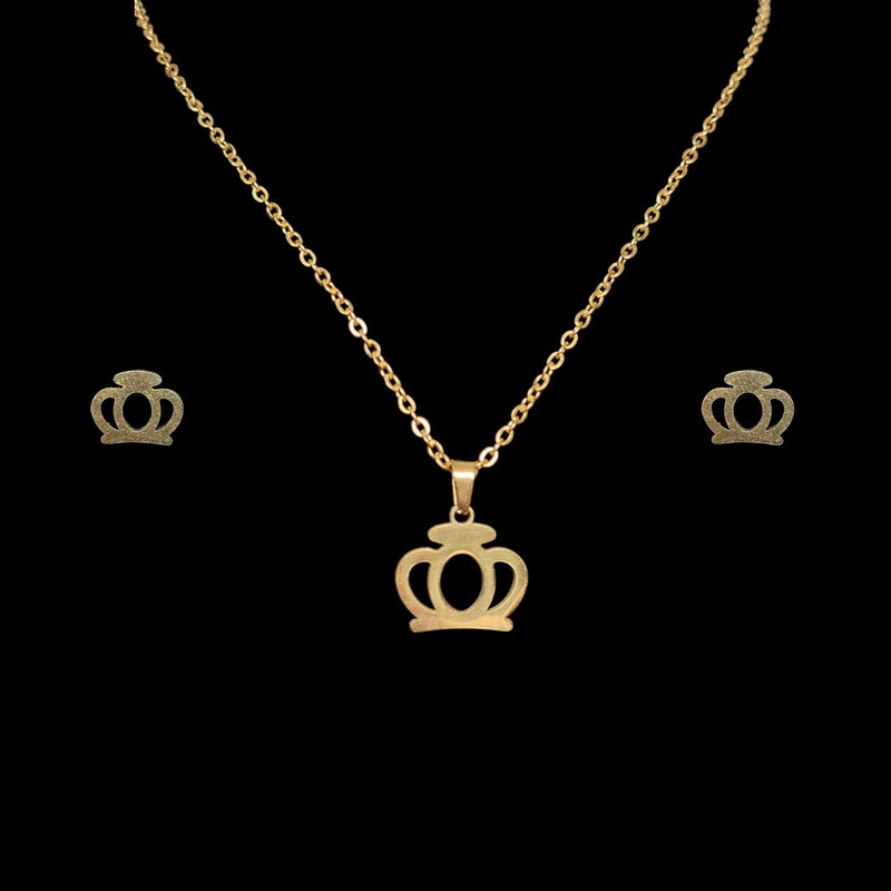 نیم ست زنانه مدل تاج کد 108