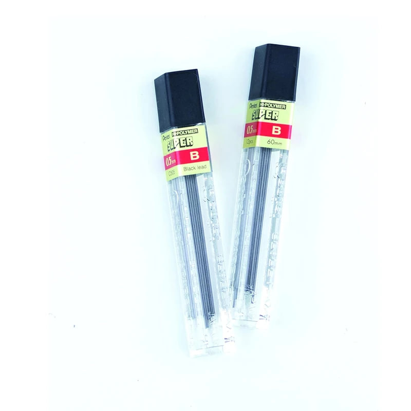 نوک مداد نوکی 0.5 میلی متری پنتل مدل 2H کد C505 بسته 2 عددی