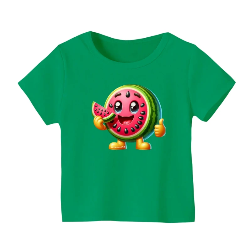 تی شرت آستین کوتاه بچگانه مدل هندوانه یلدایی کد 44