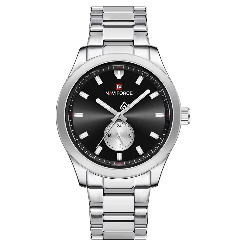 ساعت مچی عقربه‌ای کوارتز مردانه نیوی فورس مدل NF9231SBS