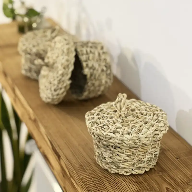 سبد حصیر بافی مدل سنتی