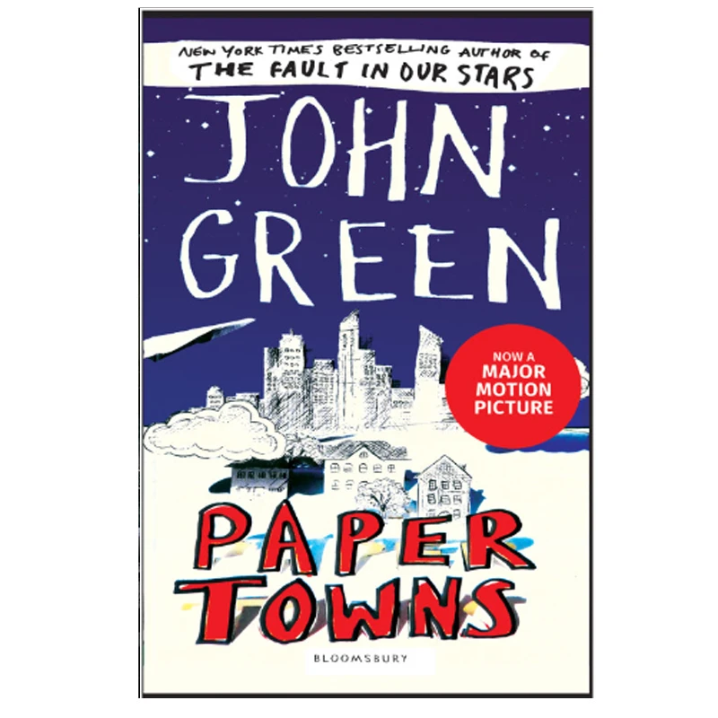 کتاب PAPER TOWNS اثر JOHN GREEN انتشارات BLOOMSBURY