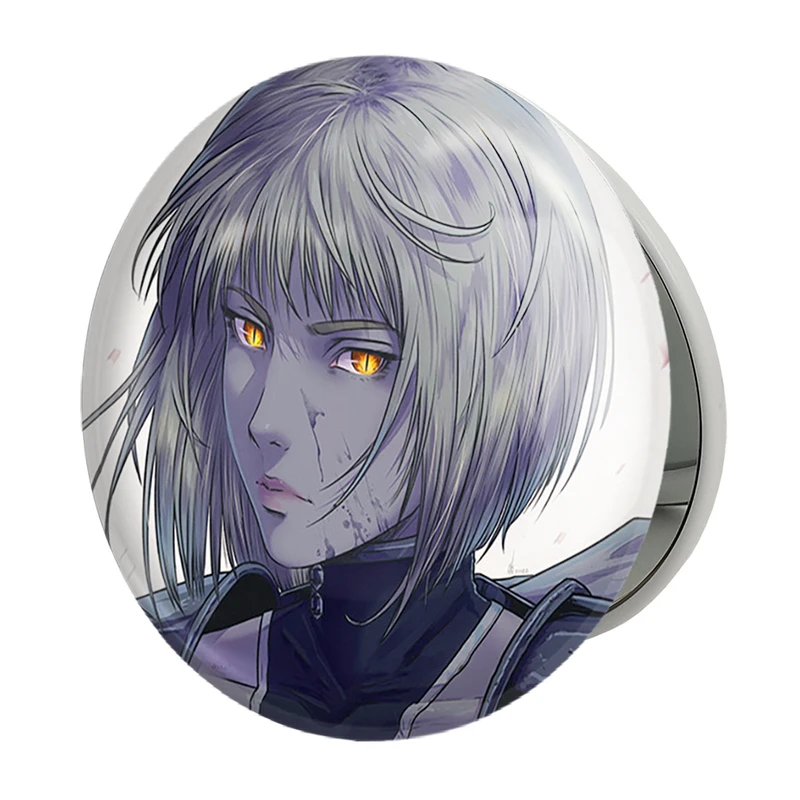 آینه جیبی خندالو طرح کلر انیمه کلیمور مدل تاشو کد 33481