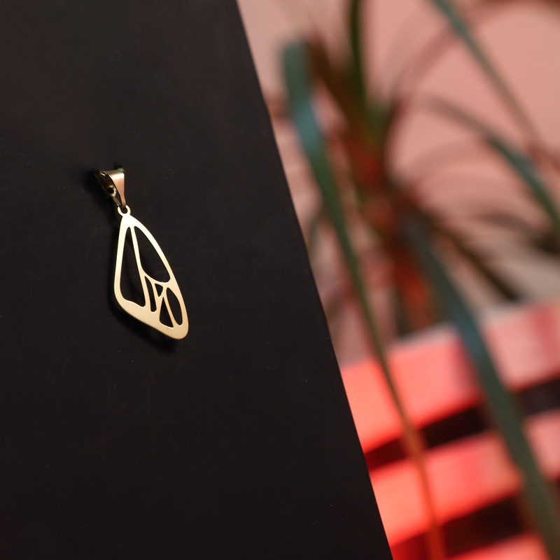 آویز گردنبند طلا 18 عیار زنانه الن نار مدل 10036