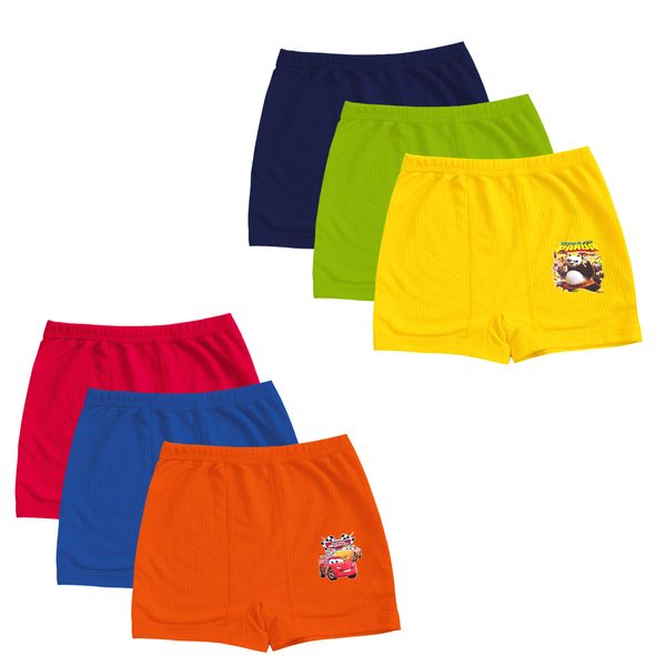 شورت پسرانه مدل 9655 بسته 6 عددی