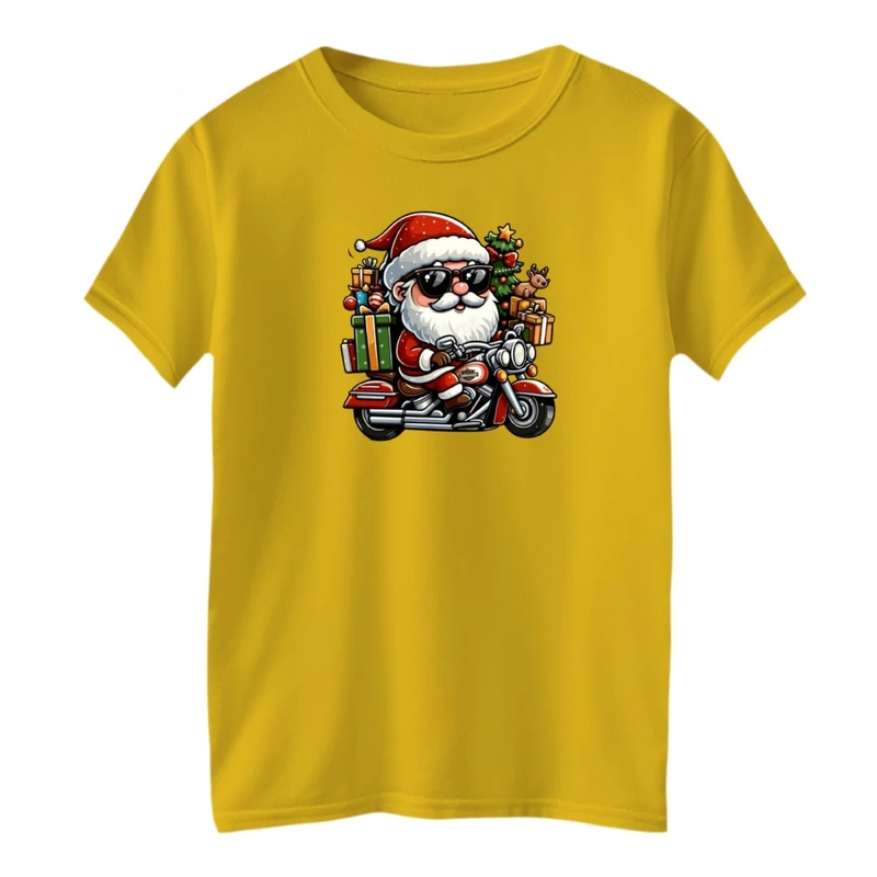 تی شرت آستین کوتاه بچگانه مدل کریسمسی کد 017