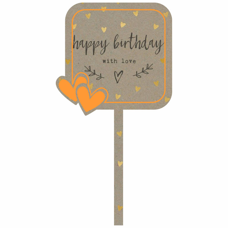 تاپر کیک مدل happy birthday کد 102