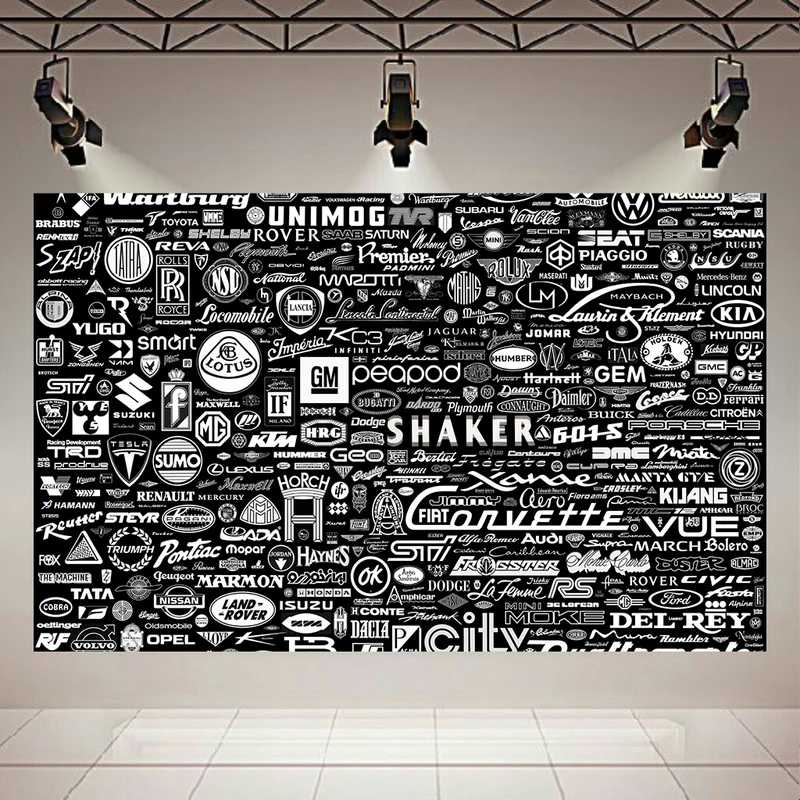 تابلو بوم طرح لوگو مدل کارخانه های ماشین سازی جهان کد AR3870