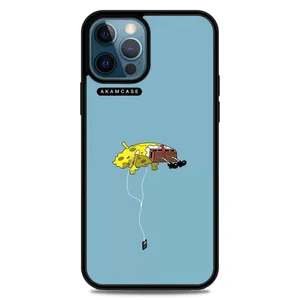 AKAM AMC-WA12PROMAX-SPONGE BOB1 Cover For Apple iPhone 12 Pro Max
