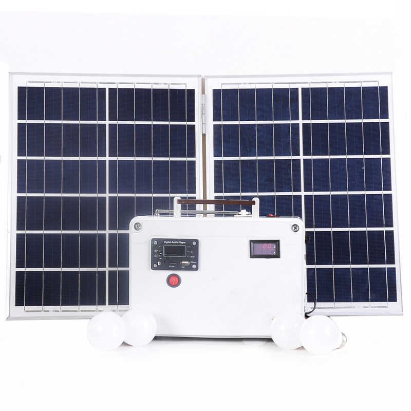 سیستم روشنایی خورشیدی مدل SCPK-40BLU ظرفیت 200 وات
