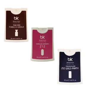 عطر جیبی بی کی مدل 001  حجم 20 میلی لیتر مجموعه 3 عددی