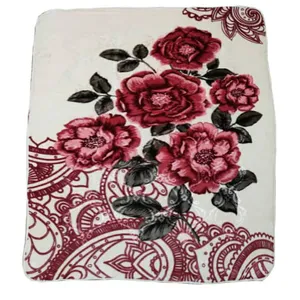 پتوی سوپر رز  مدل مرجان hz235 سایز 140x220 سانتی متر 