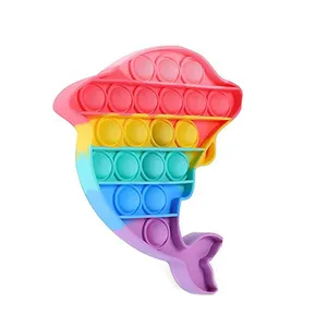 فیجت ضد استرس مدل پاپ ایت اکلیلی طرح دلفین