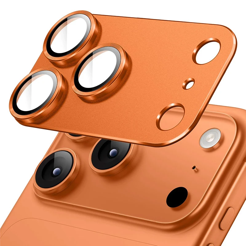 محافظ لنز دوربین فلزی مسیر مدل Total Shield مناسب برای گوشی موبایل اپل iPhone 17 Pro 