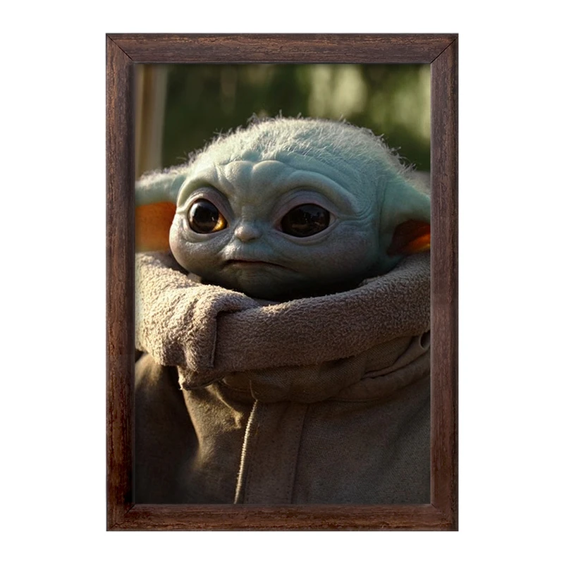 تابلو خندالو طرح یودا سریال جنگ ستارگان کد 26067