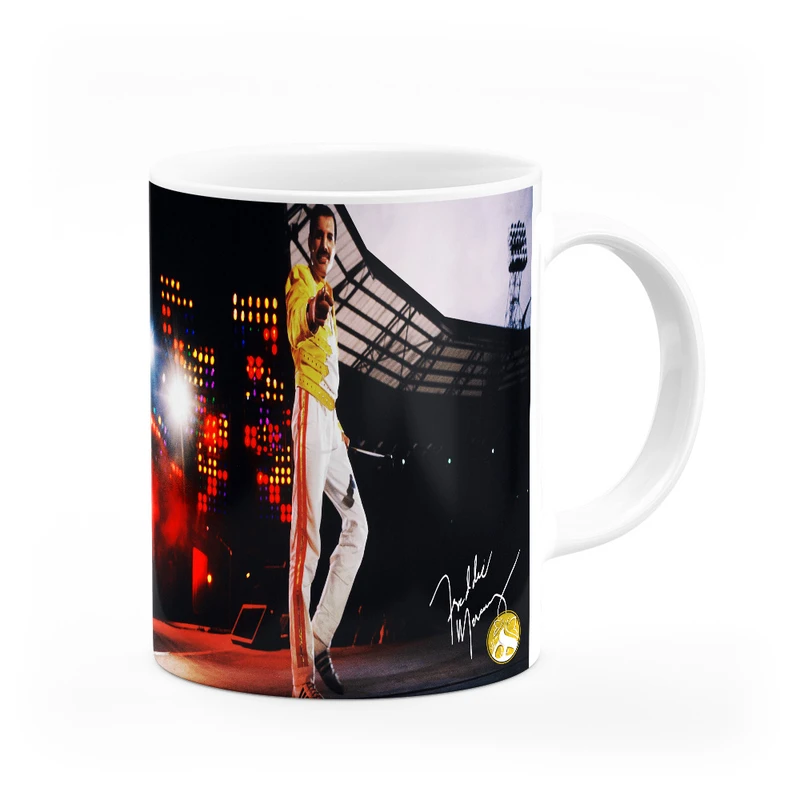 ماگ هومرو طرح فردی مرکوری کویین بند مدل MG9399