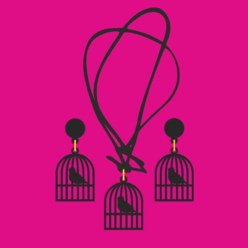 نیم ست دخترانه مدل مرغ آمین