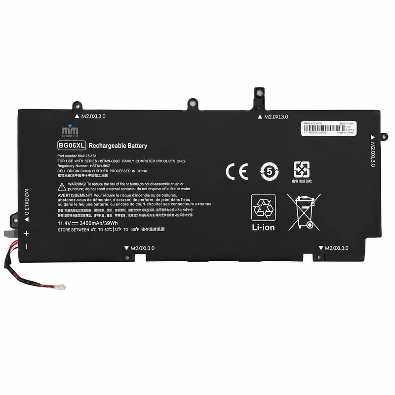 باتری لپ‌تاپ 4 سلولی دابل ام مدل BG06 XL مناسب برای لپ‌تاپ اچ‌پی EliteBook 1040 G3 