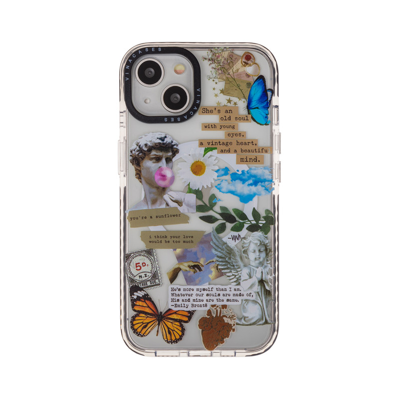 کاور ویناکیسز مدل Vintage collage MagSafe مناسب برای گوشی موبایل اپل iphone 13/14