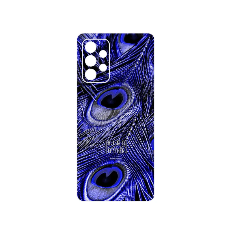 برچسب پوششی ماهوت مدل Purple Feather مناسب برای گوشی موبایل سامسونگ Galaxy A52s 5G