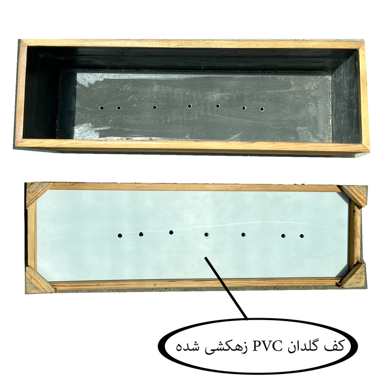 گلدان مدل چوبی 7022R8