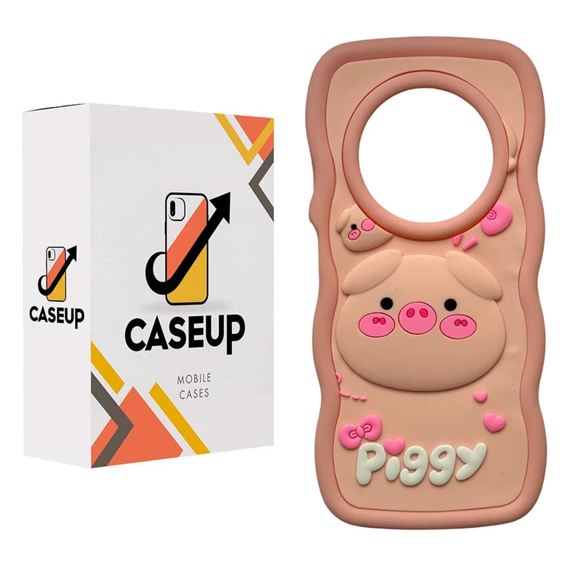 کاور کیس آپ مدل دفرم طرح خوکی کد DF01 مناسب برای گوشی موبایل شیائومی Redmi 14C / POCO C75