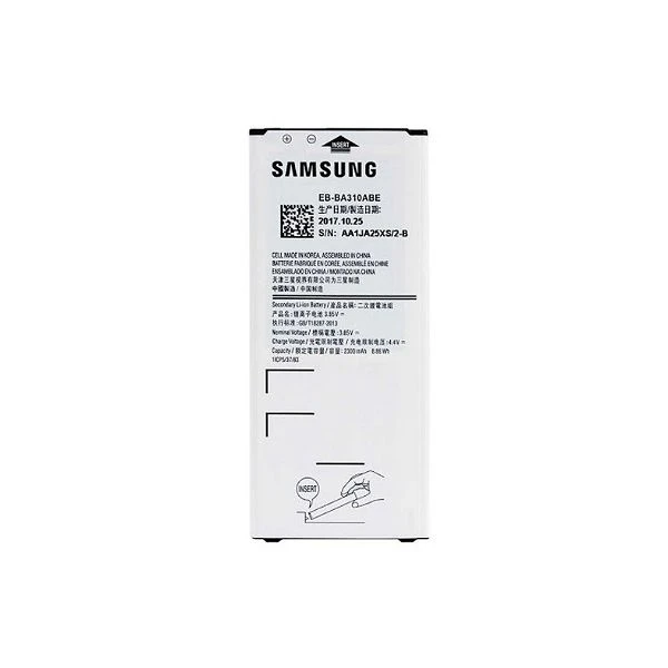 باتری گوشی مدل EB-BA310ABE ظرفیت 2300میلی آمپر مناسب برای گوشی موبایل سامسونگ GalaxyA3 2016/A310
