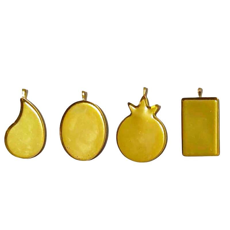 قالب رزین مدل برنجی کد 5 مجموعه 4 عددی