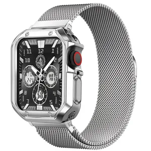 Sprig Milanex band suitable for Apple Watch Series SE2021/7/8/9 45mm with Cover