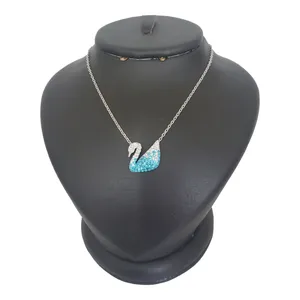 گردنبند نقره زنانه ترمه ۱ مدل قو کد smed 1163