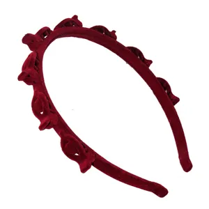 تل مو زنانه مدل مخمل کد 457