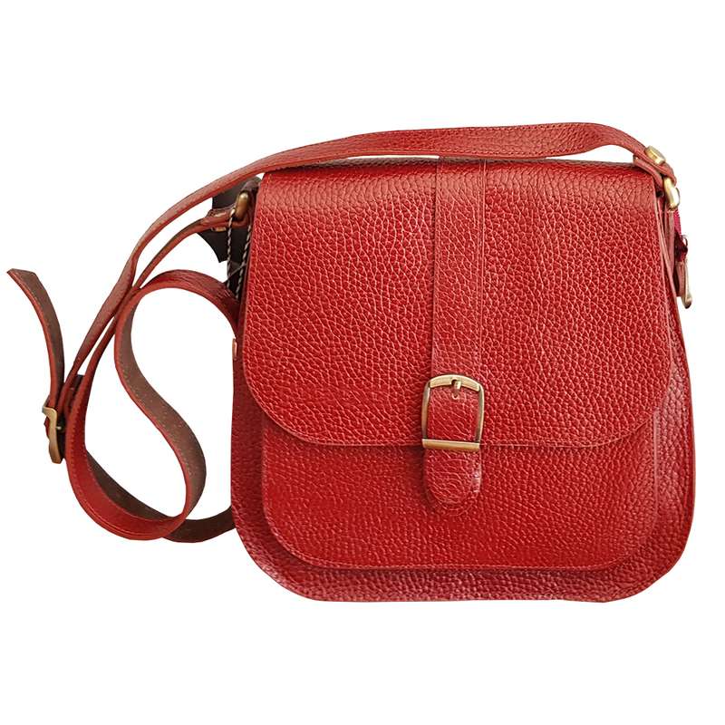 کیف دوشی چرمی مدل F02