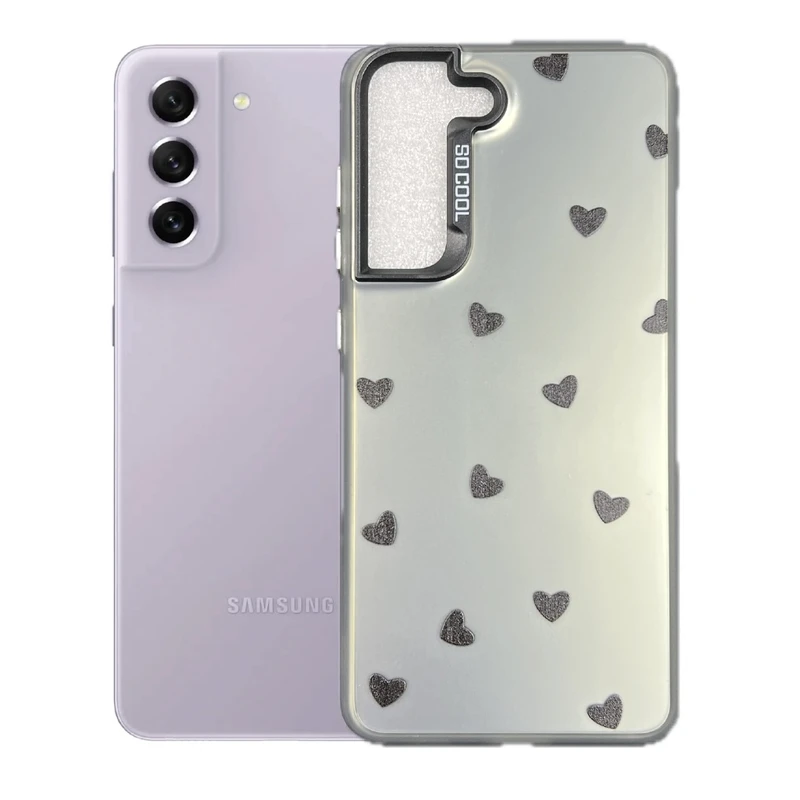 کاور طرح قلب مناسب برای گوشی موبایل سامسونگ Galaxy S21 FE