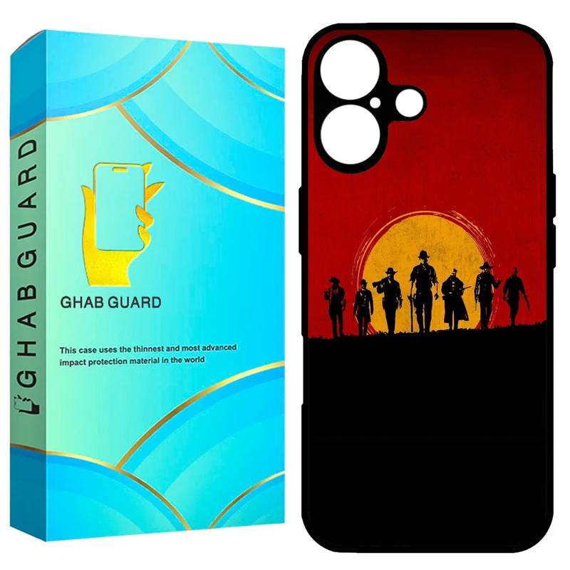 کاور قاب گارد طرح Dead Red مدل GCHP16 مناسب برای گوشی موبایل اپل iPhone 16 