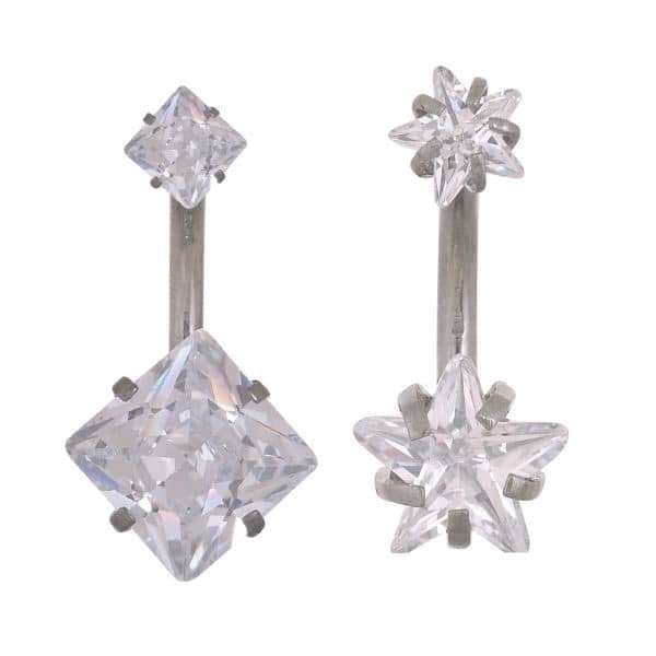 پیرسینگ ناف زنانه پایتخت مدل PS546_A2 بسته دو عددی پیرسینگ ناف زنانه پایتخت مدل PS546_A2 بسته دو عددی