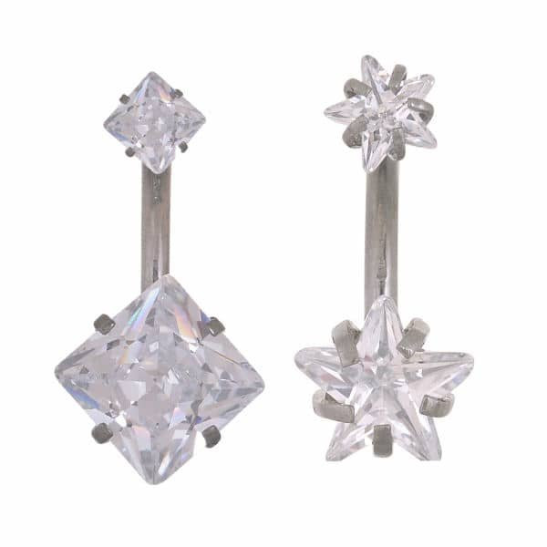 پیرسینگ ناف زنانه پایتخت مدل PS546_A2 بسته دو عددی پیرسینگ ناف زنانه پایتخت مدل PS546_A2 بسته دو عددی