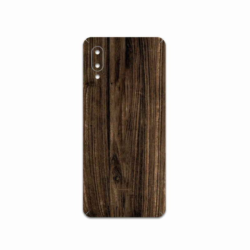 برچسب پوششی ماهوت مدل Dark-Walnut-Wood مناسب برای گوشی موبایل سامسونگ Galaxy A02
