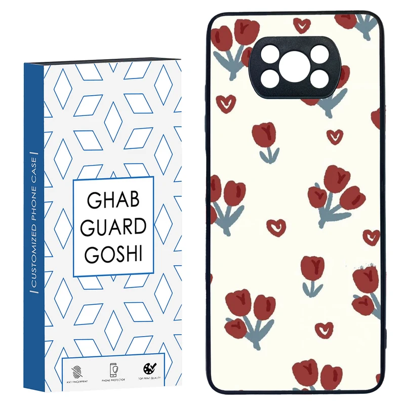 کاور قاب گارد گوشی طرح گل کد TPU-140 مناسب برای گوشی موبایل شیائومی POCO X3 / X3 PRO / X3 NFC