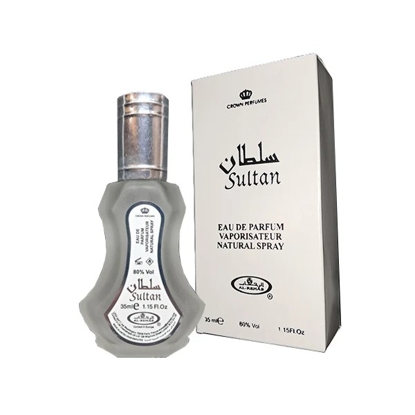 ادو پرفیوم مردانه رحاب مدل سلطان با رایحه تلخ حجم 35 میلی لیتر