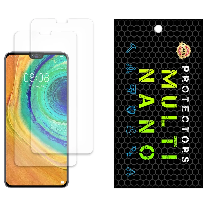 محافظ صفحه نمایش مات مولتی نانو مدل X-S2M مناسب برای گوشی موبایل هوآوی Mate 30 5G بسته دو عددی