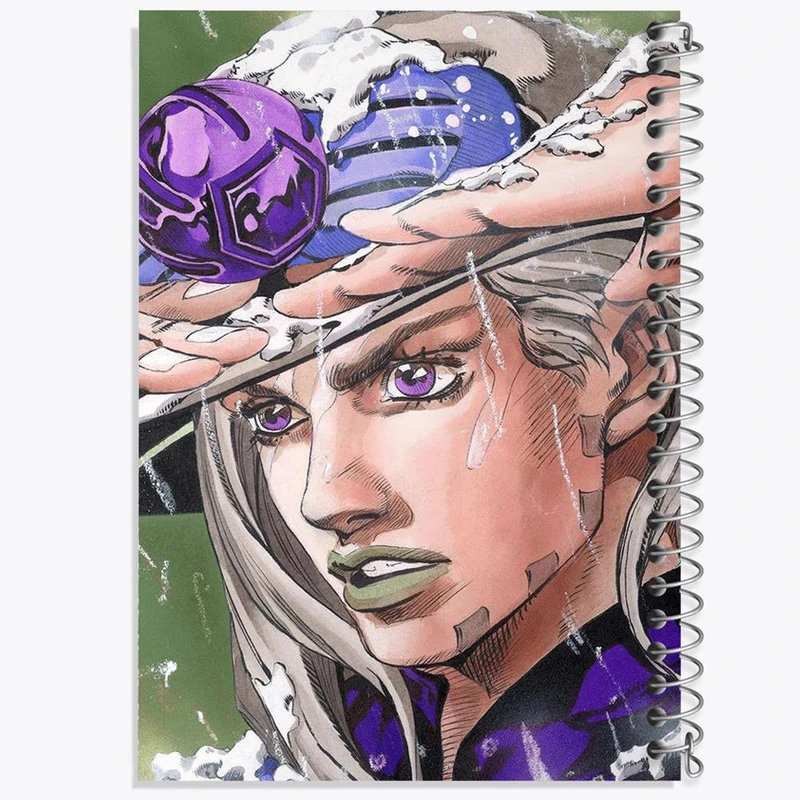 دفتر مشق 50 برگ خندالو مدل جانی جوستار انیمه جوجو Jojo  کد 11503