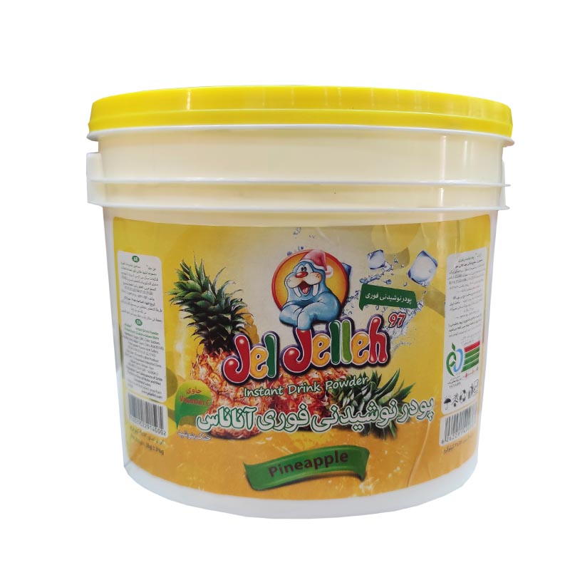 پودر شربت فوری آناناس ژل ژله - 3 کیلوگرم