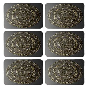 زیربشقابی طرح کلاسیک کد 8811 بسته 6 عددی 
