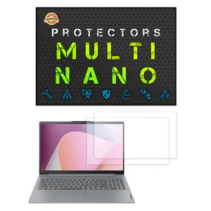 Multi Nano X-S2N Model Transparent Screen Protector For Lenovo IdeaPad Slim 3 15IRU8 15.6 inch 2023 Laptop Pack Of 2