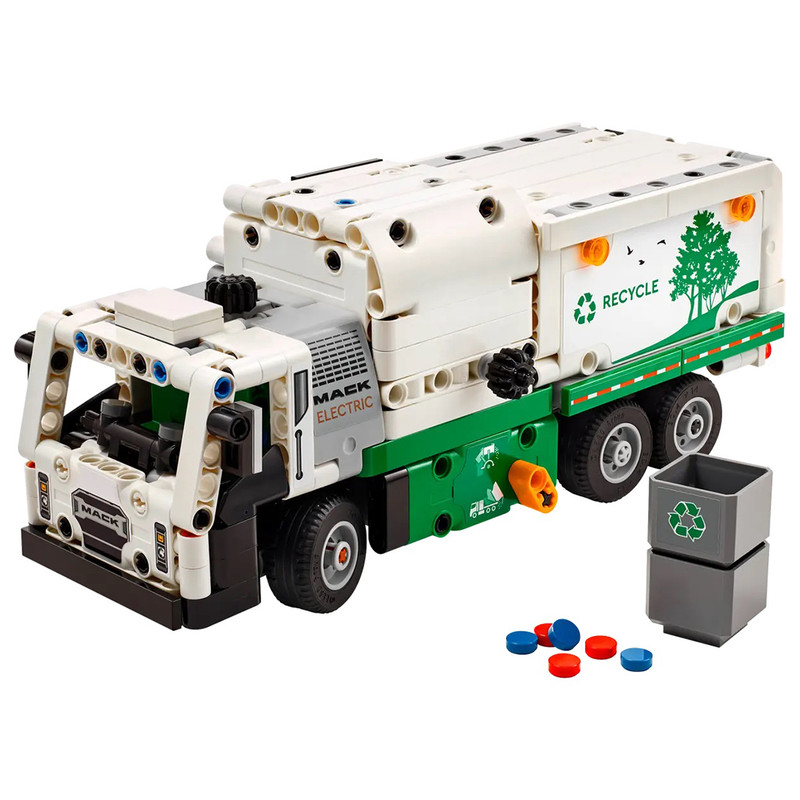 لگو سری Mack LR Electric Müllwagen کد 42167